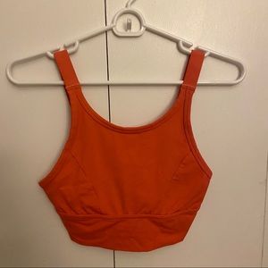 aerie sports bra crop top